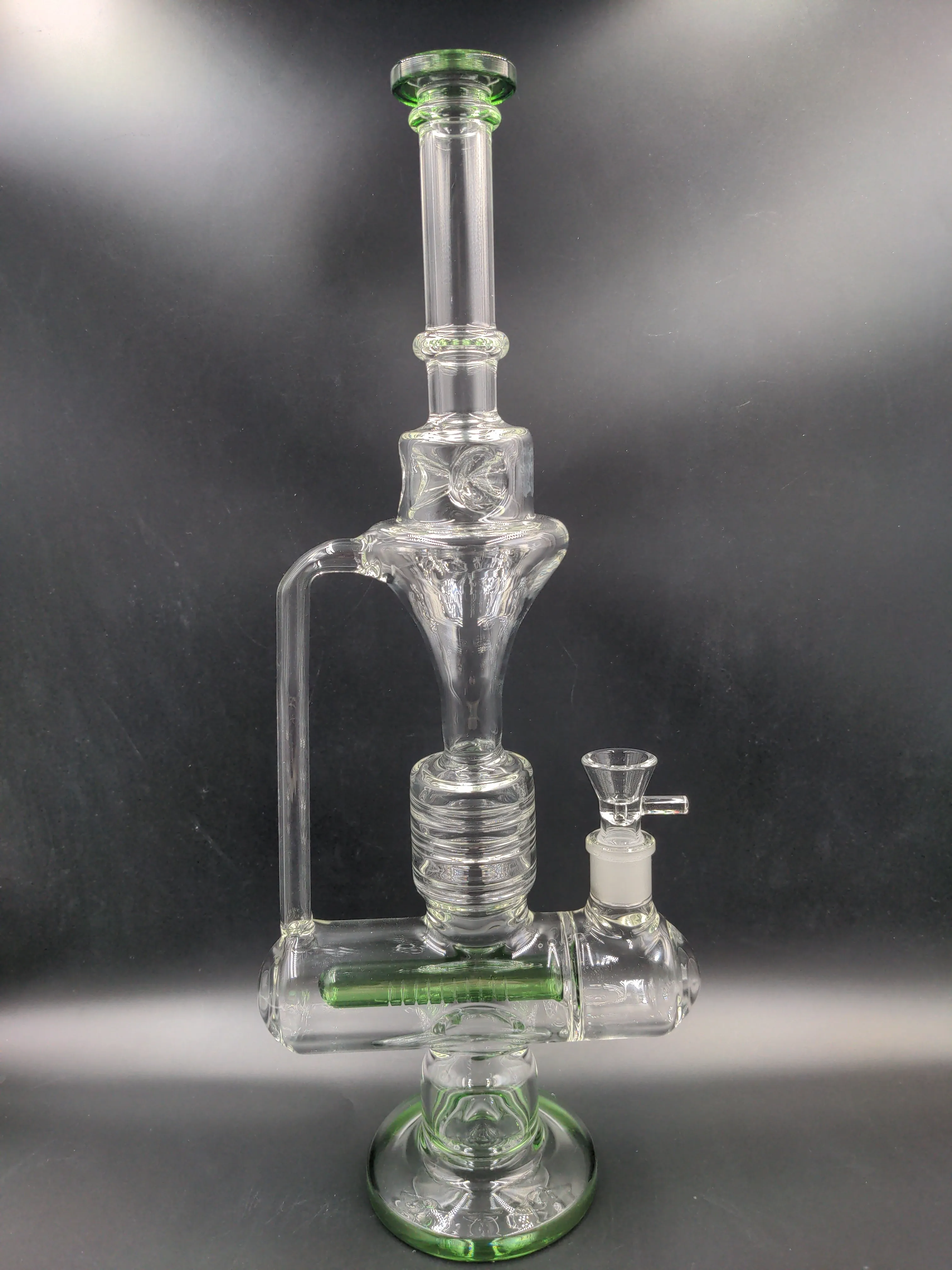 17 Inline Funnel Recycler Bong