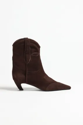 Ankle Boots Dallas in Coffee