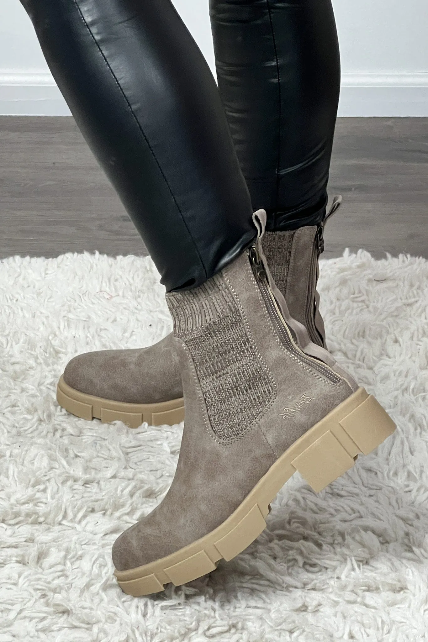 Blowfish Moor Tech Knit Prospector Boot : Sea Mushroom