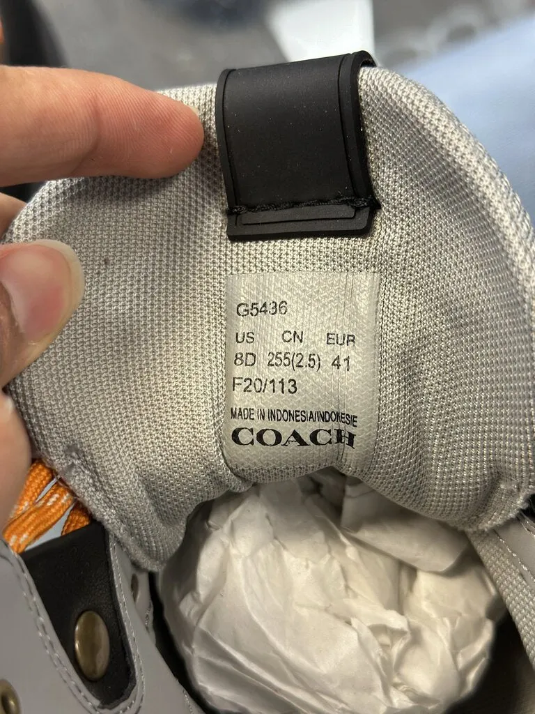 Coach Mens Citysole Hiker Boots Size 8