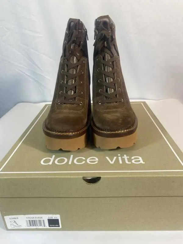 DOMMIE BOOTS COCOA SUEDE - re:vita