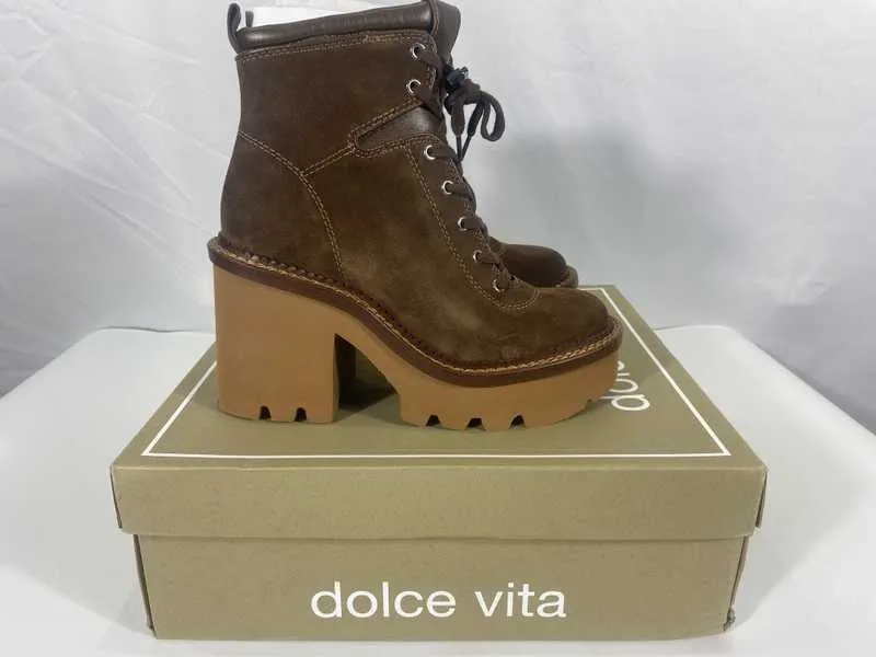 DOMMIE BOOTS COCOA SUEDE - re:vita