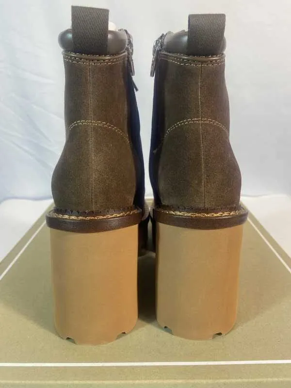 DOMMIE BOOTS COCOA SUEDE - re:vita