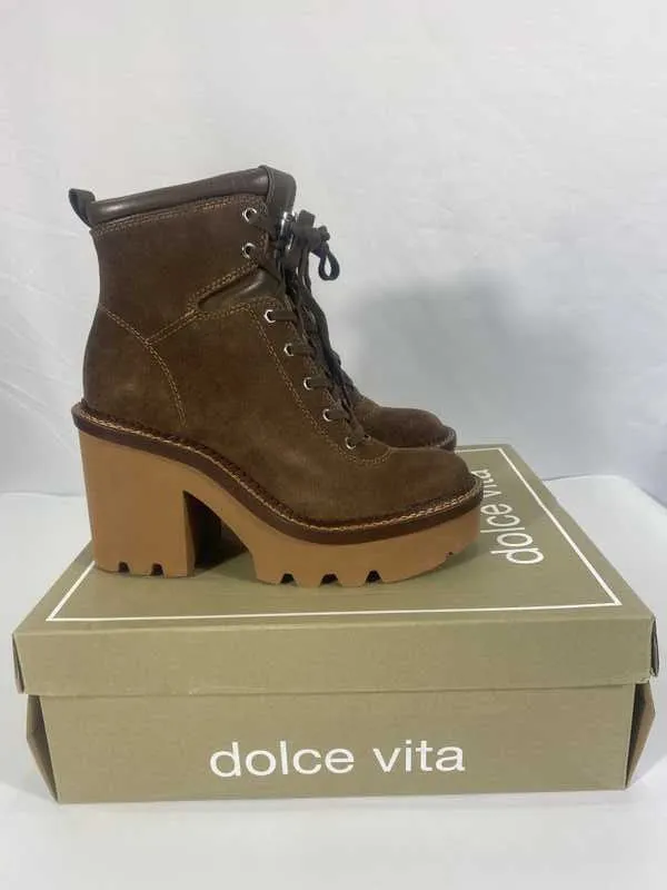 DOMMIE BOOTS COCOA SUEDE - re:vita