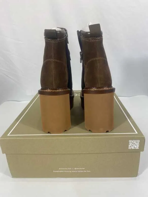DOMMIE BOOTS COCOA SUEDE - re:vita