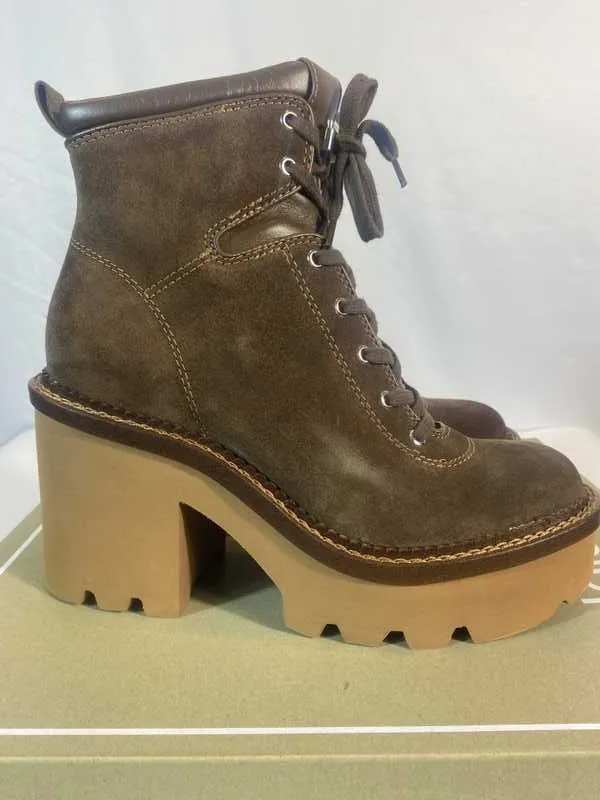 DOMMIE BOOTS COCOA SUEDE - re:vita