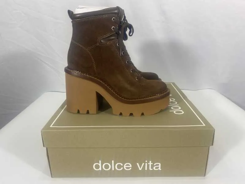 DOMMIE BOOTS COCOA SUEDE - re:vita