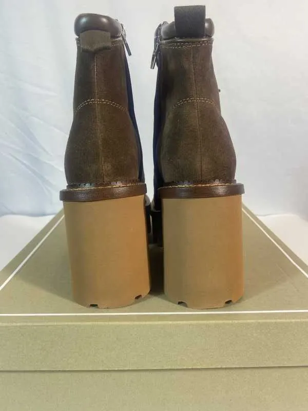 DOMMIE BOOTS COCOA SUEDE - re:vita