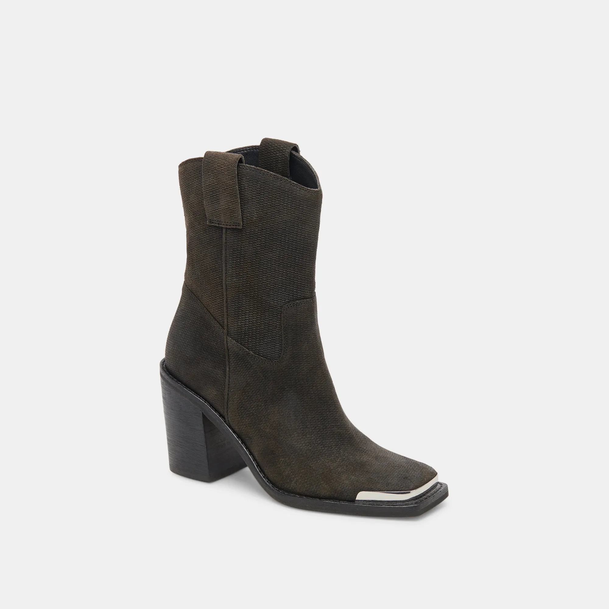 Stylish Falon Boots - Distressed Espresso Leather for a Timeless Look