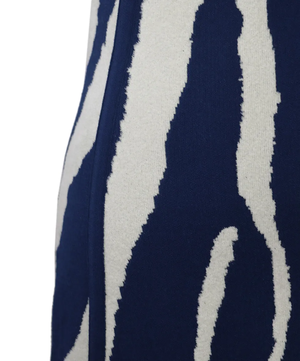 Fendi Blue & White Spandex Dress sz 4