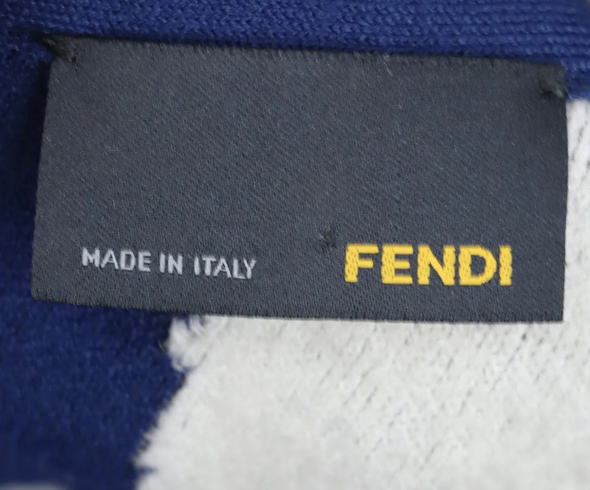 Fendi Blue & White Spandex Dress sz 4