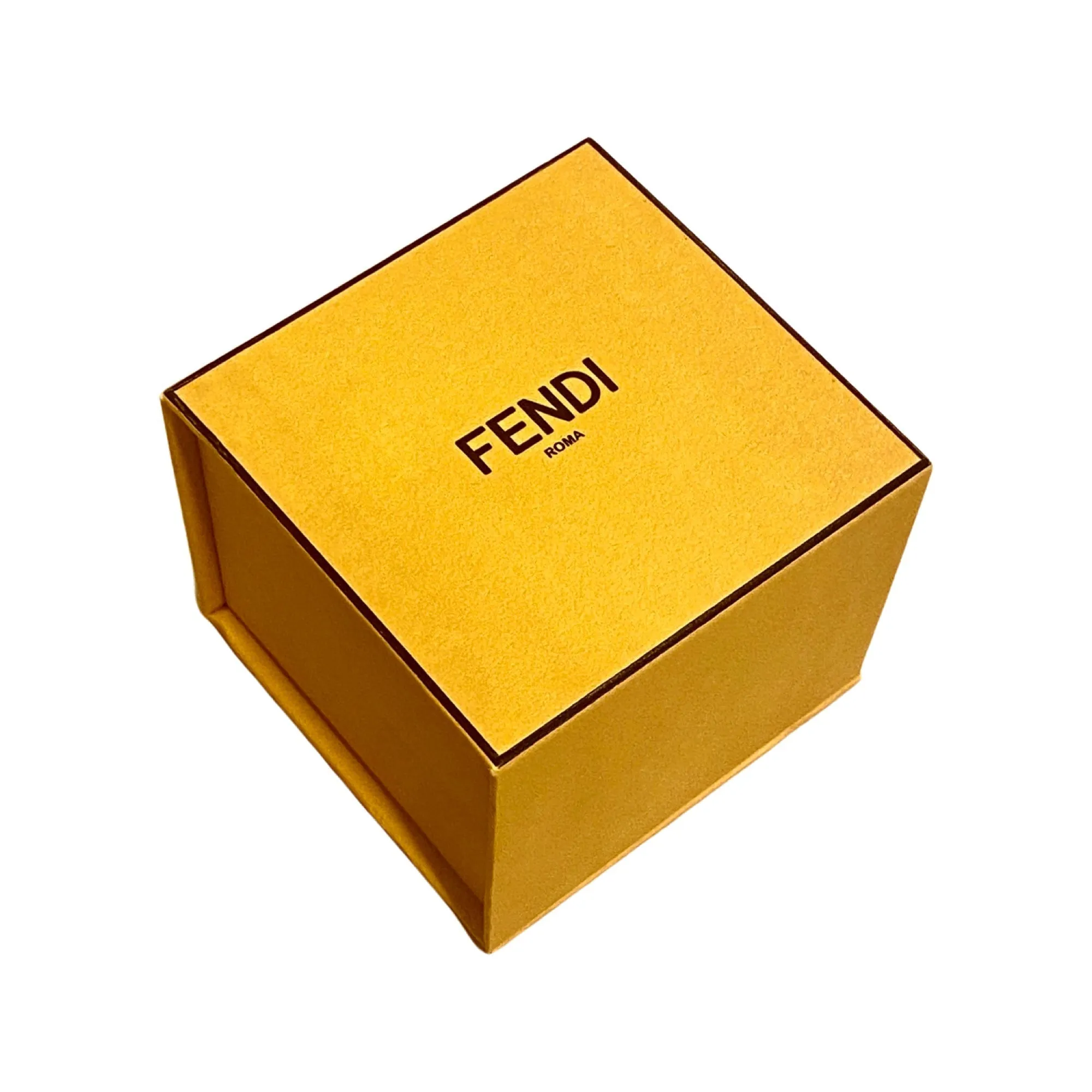 Fendi Master Key Brandy Leather Gold Medium Bracelet