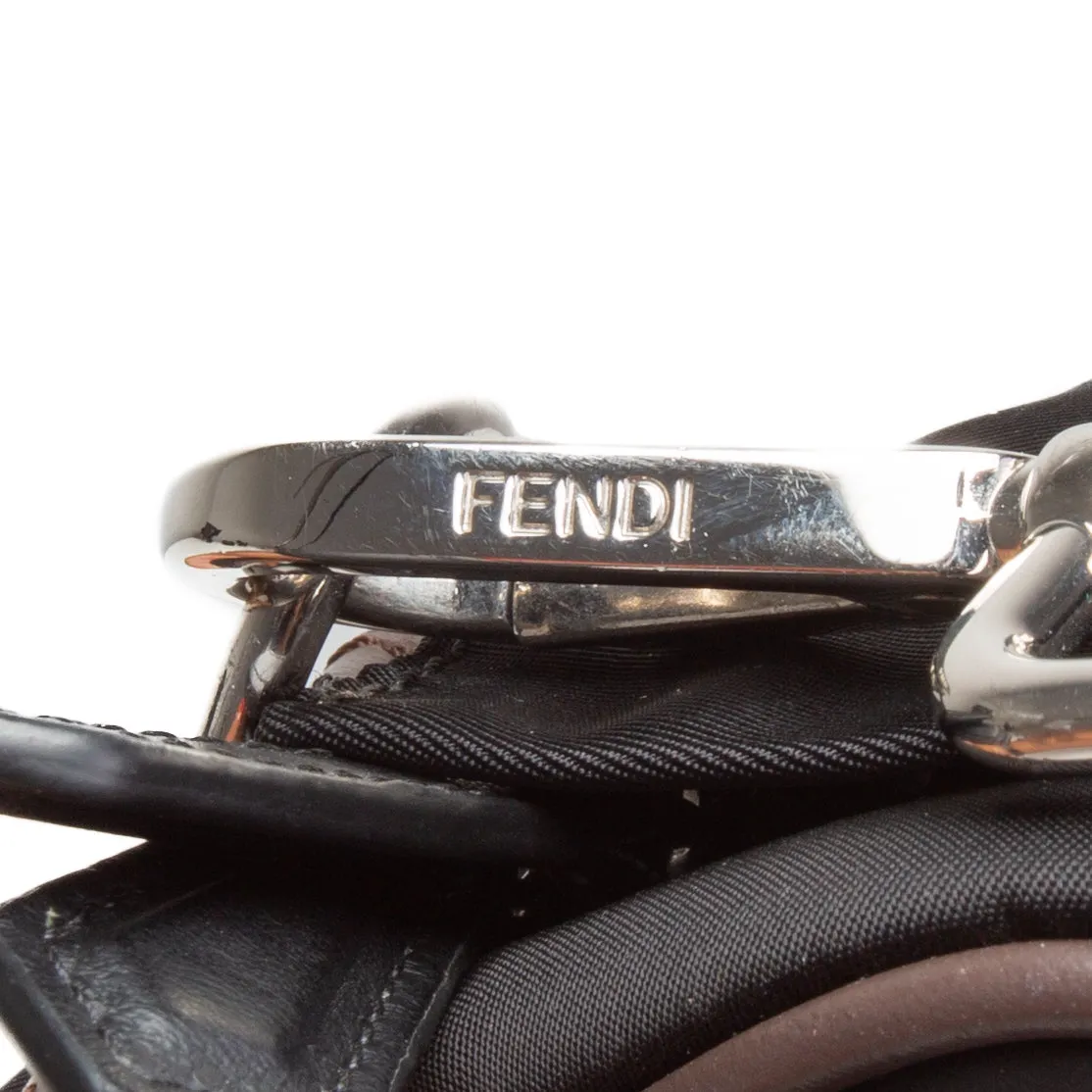 FENDI Nylon East West Messenger Bag