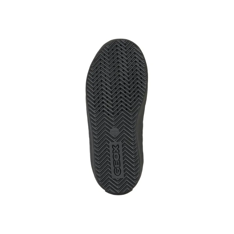 Geox Juniors Patent Black Hightop Boot - J944GD