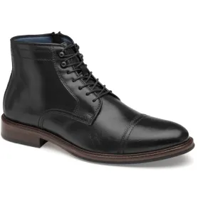 Johnston & Murphy Men's Raleigh Zip Boots- Black