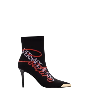 Logo Heeled Boots