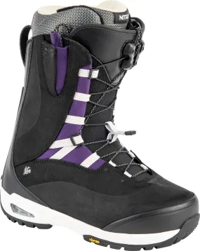 Nitro Bianca TLS Womens Snowboard Boots in Black and Purple 2024