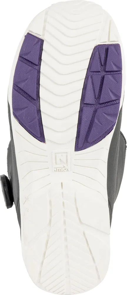 Nitro Scala BOA Womens Snowboard Boots in Black and Purple 2024