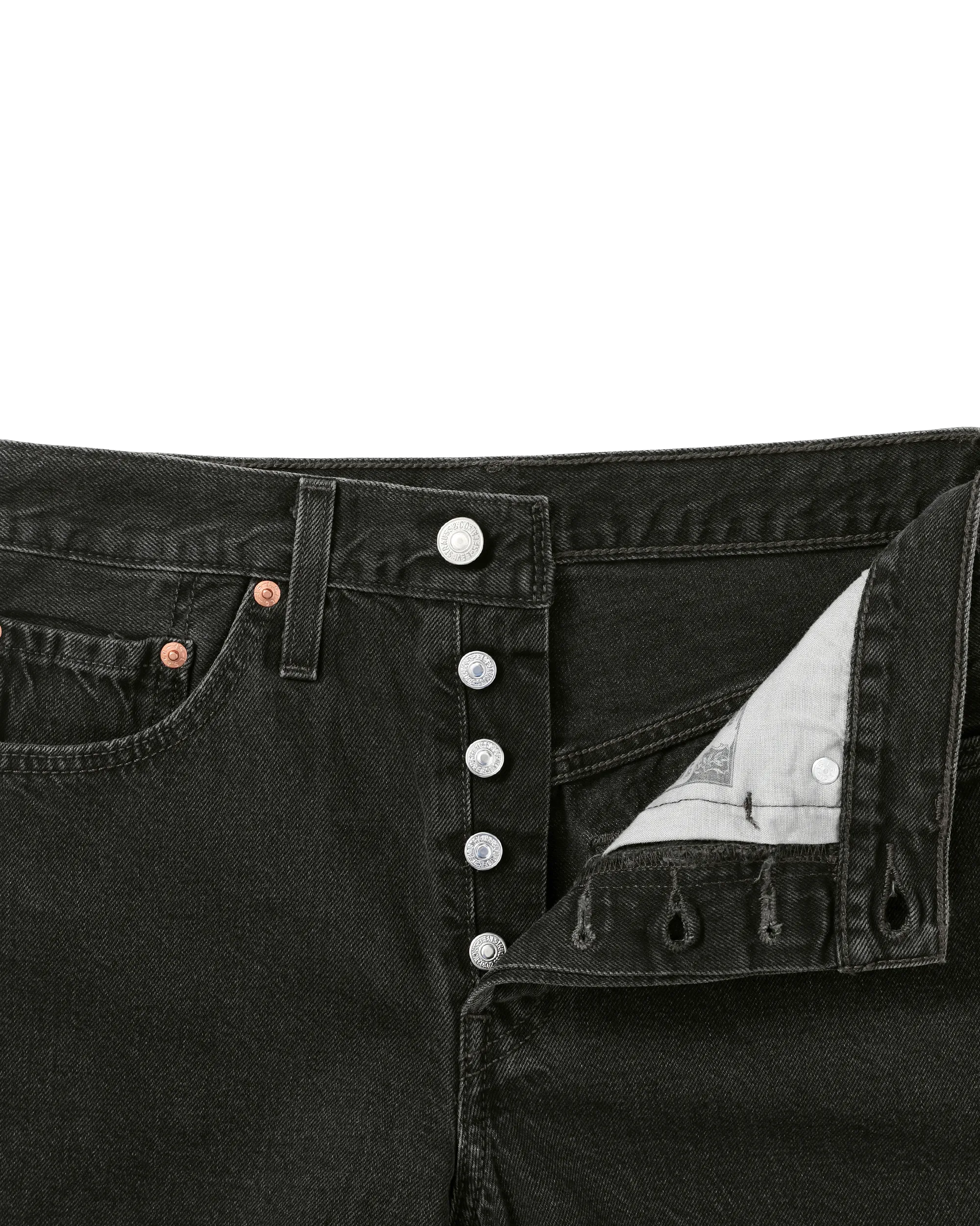 RED TAB / 501 MID THIGH SHORT (WOMEN)