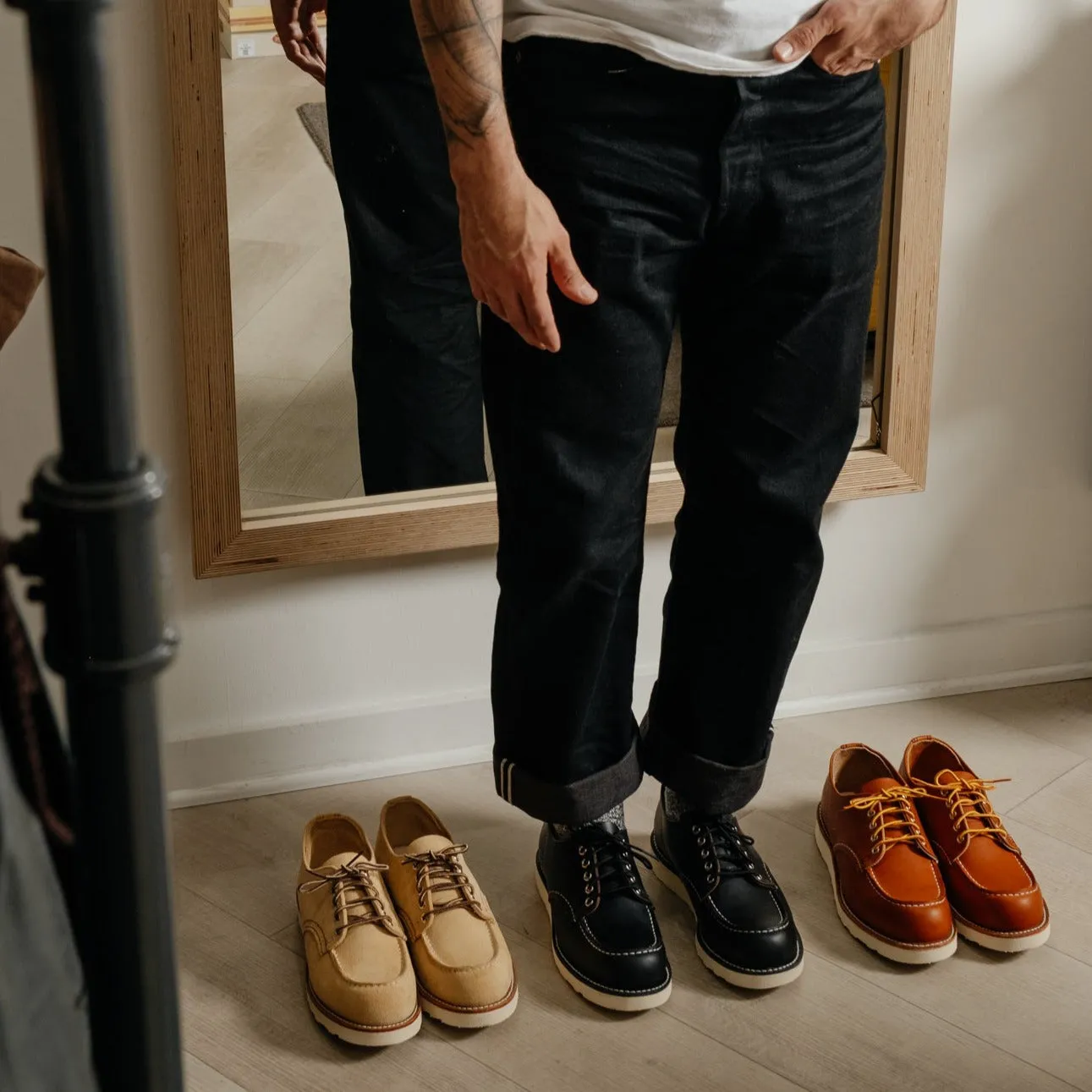 Red Wing Heritage 8090 Shop Moc Oxford Black Prairie