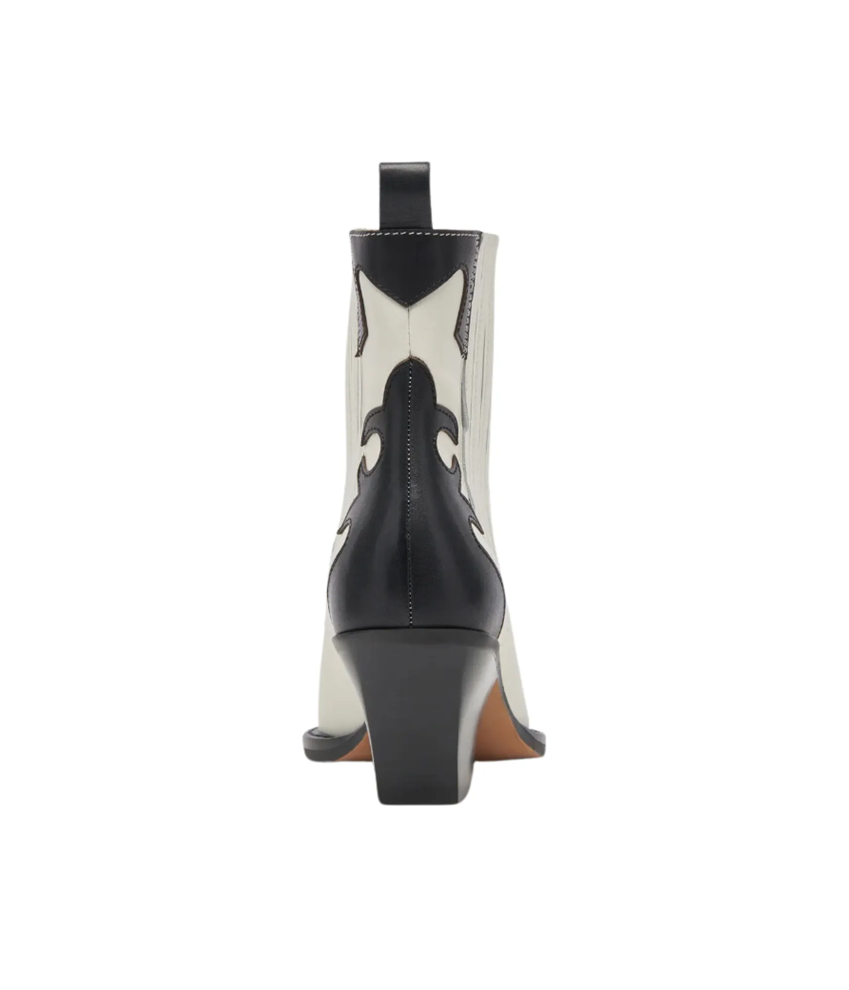 Renia Ankle Boots in Black and White