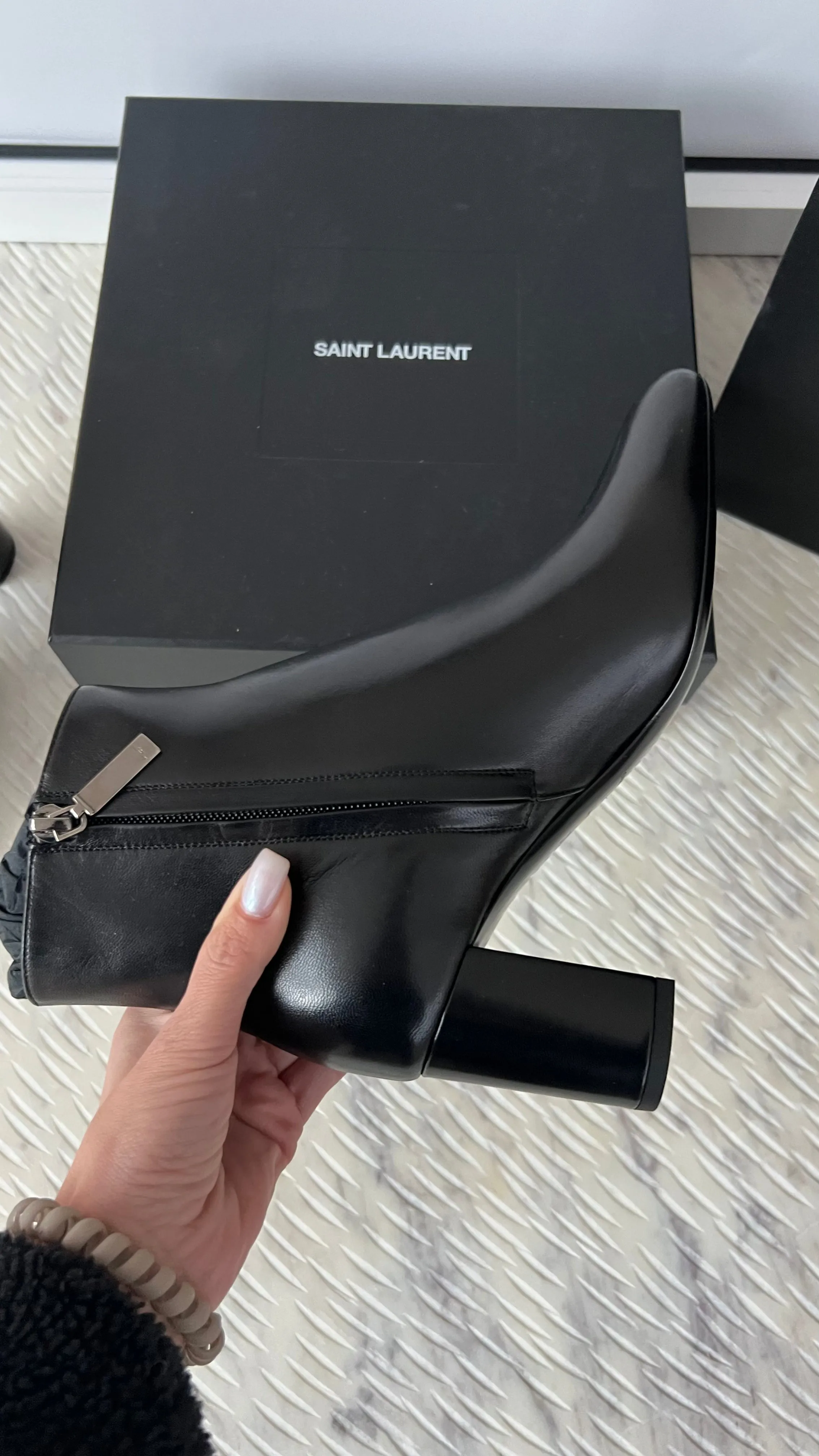 Saint Laurent Lou Ankle Boots