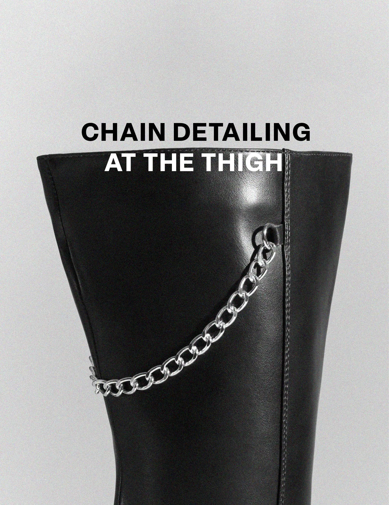 Scream Wide Calf Platform Thigh High Boots