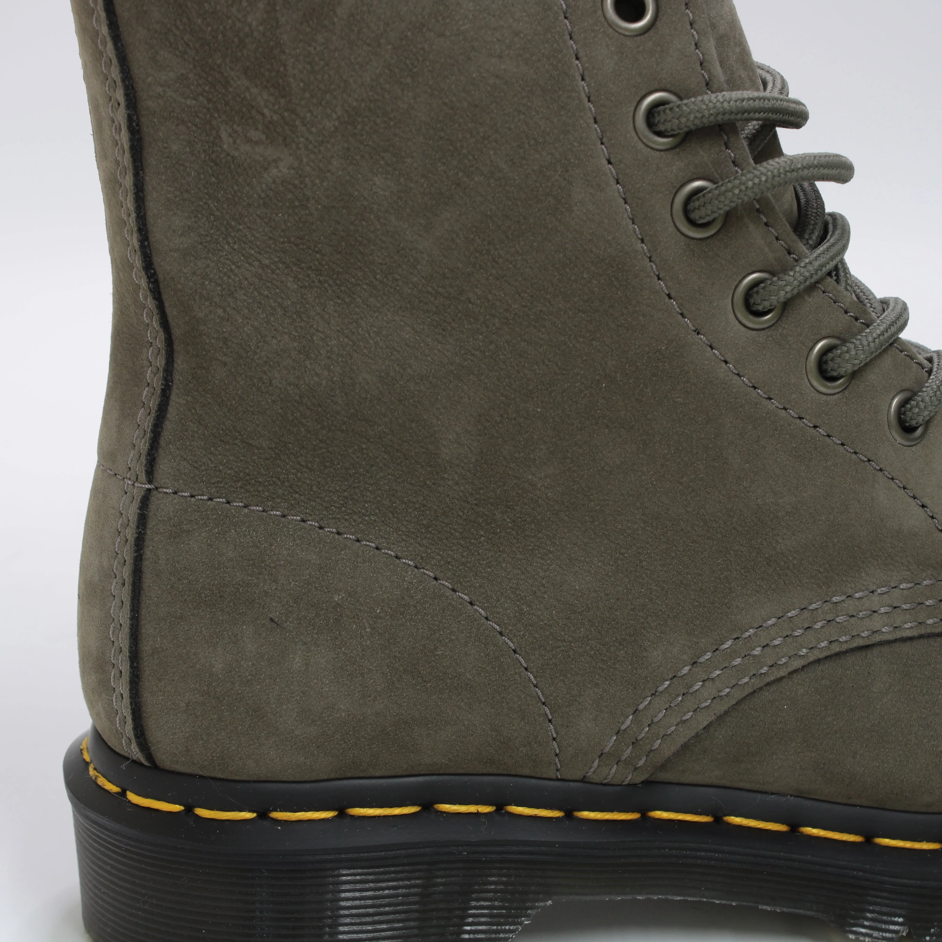 Womens Dr. Martens 1460 Serena 8-Eye Boots in Soft Nickel Grey - Stylish & Durable Winter Footwear