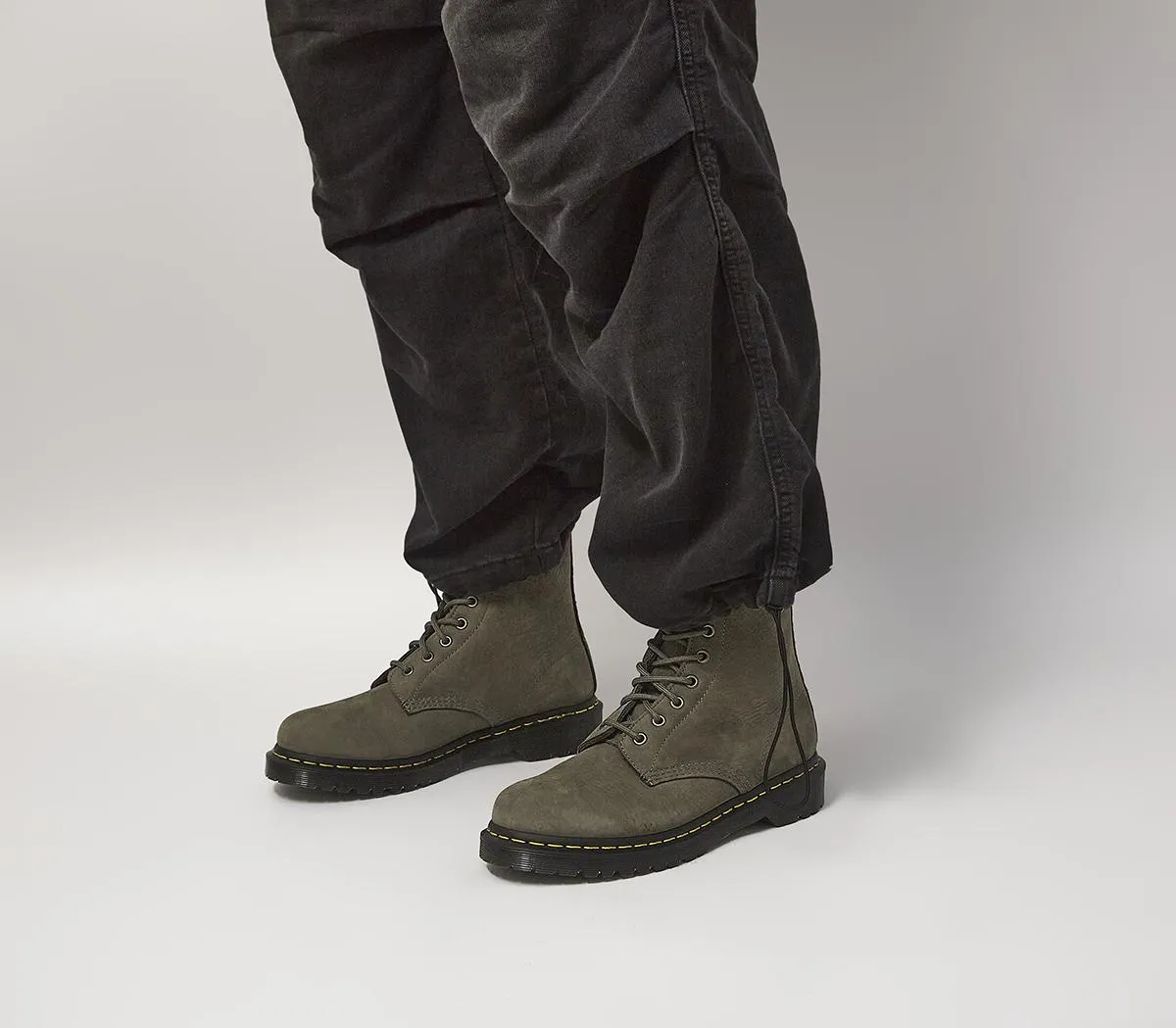 Womens Dr. Martens 1460 Serena 8-Eye Boots in Soft Nickel Grey - Stylish & Durable Winter Footwear