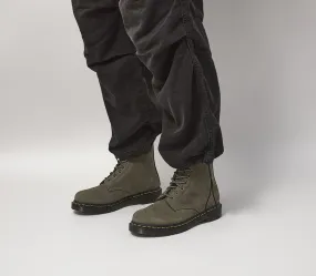 Womens Dr. Martens 1460 Serena 8-Eye Boots in Soft Nickel Grey - Stylish & Durable Winter Footwear